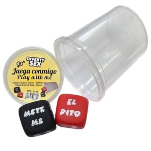 DIABLO PICANTE - JEU DE DÉS VERBE + PARTIE DU CORPS AVEC COUPE